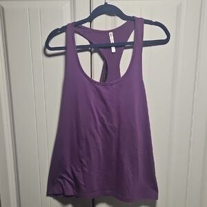 Fabletics Purple Racerback Tank Top